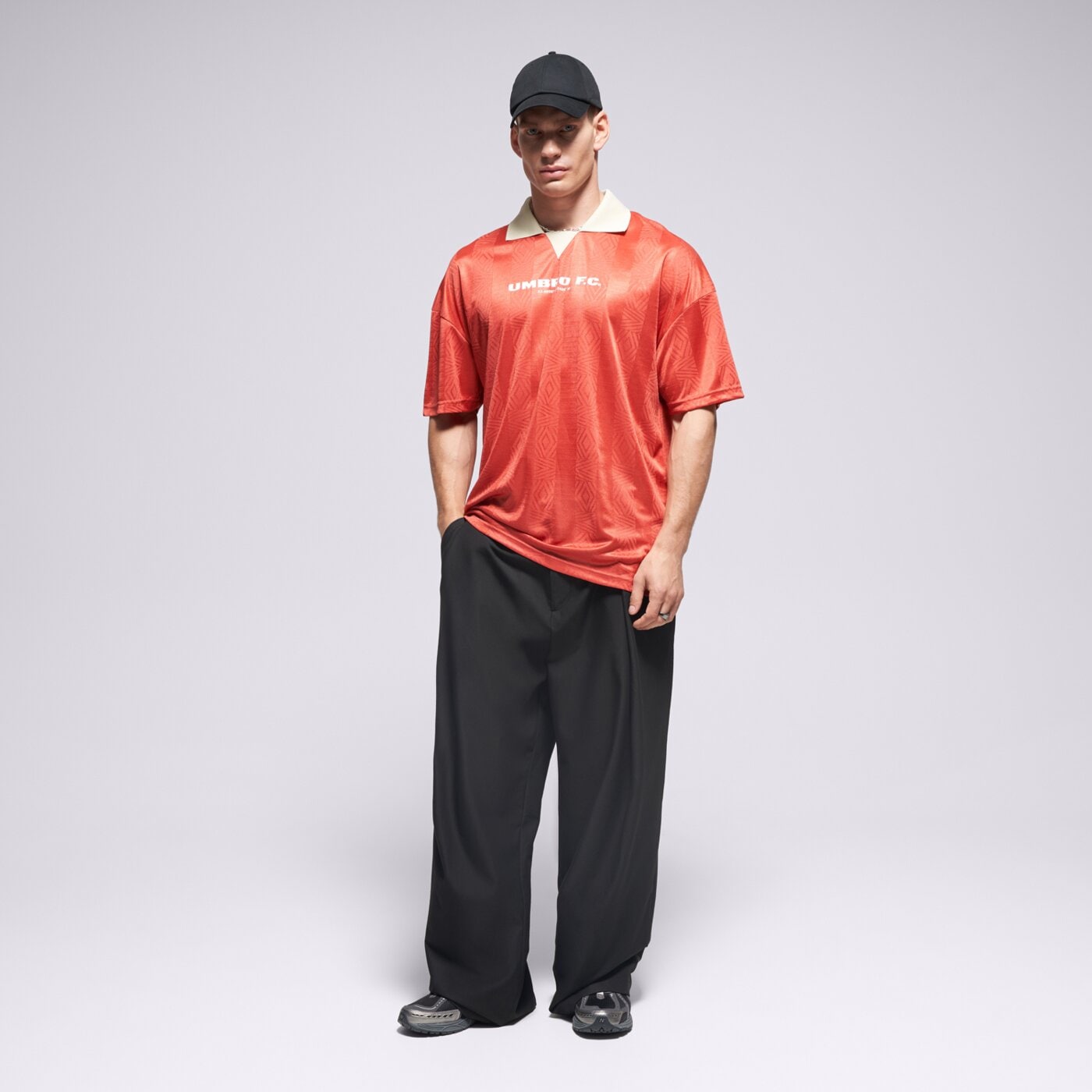 Мъжка тениска UMBRO ТЕНИСКА FOOTBALL SHIRT 66633u-msn цвят червен