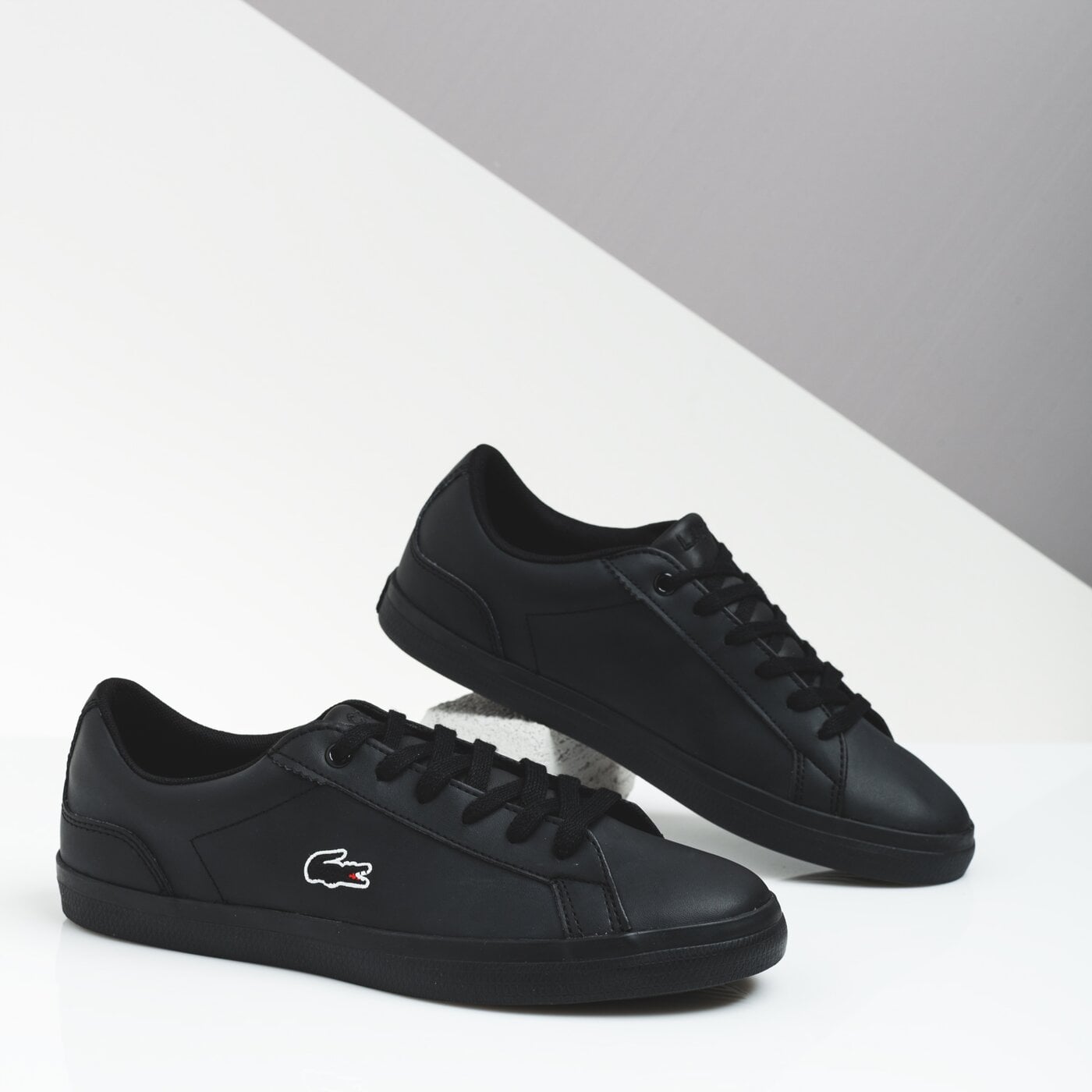 Детски маратонки LACOSTE LEROND BL 2 CUJ 737cuj002702h цвят черен