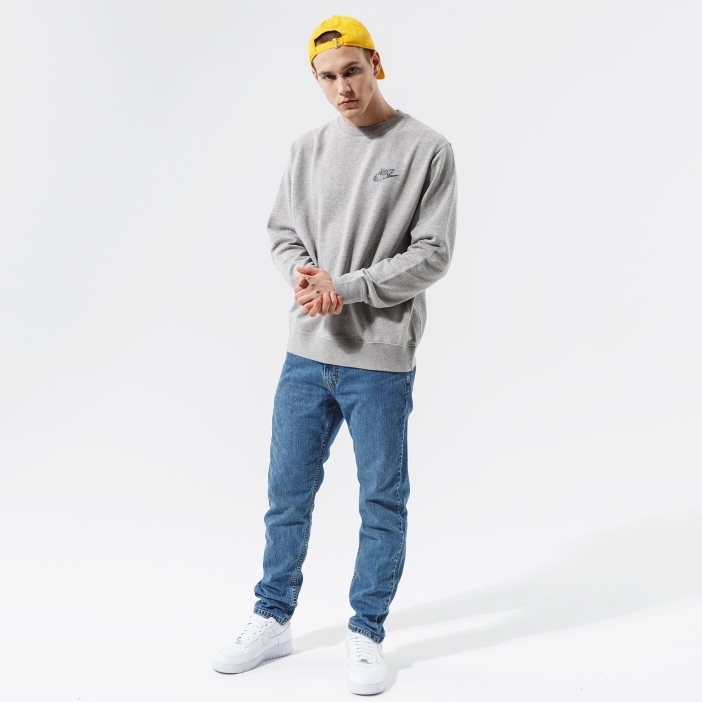 Мъжки суичър NIKE СУИТЧЪР M NSW SPE+ SB CRW REVIVAL dd7045-902 цвят бежов