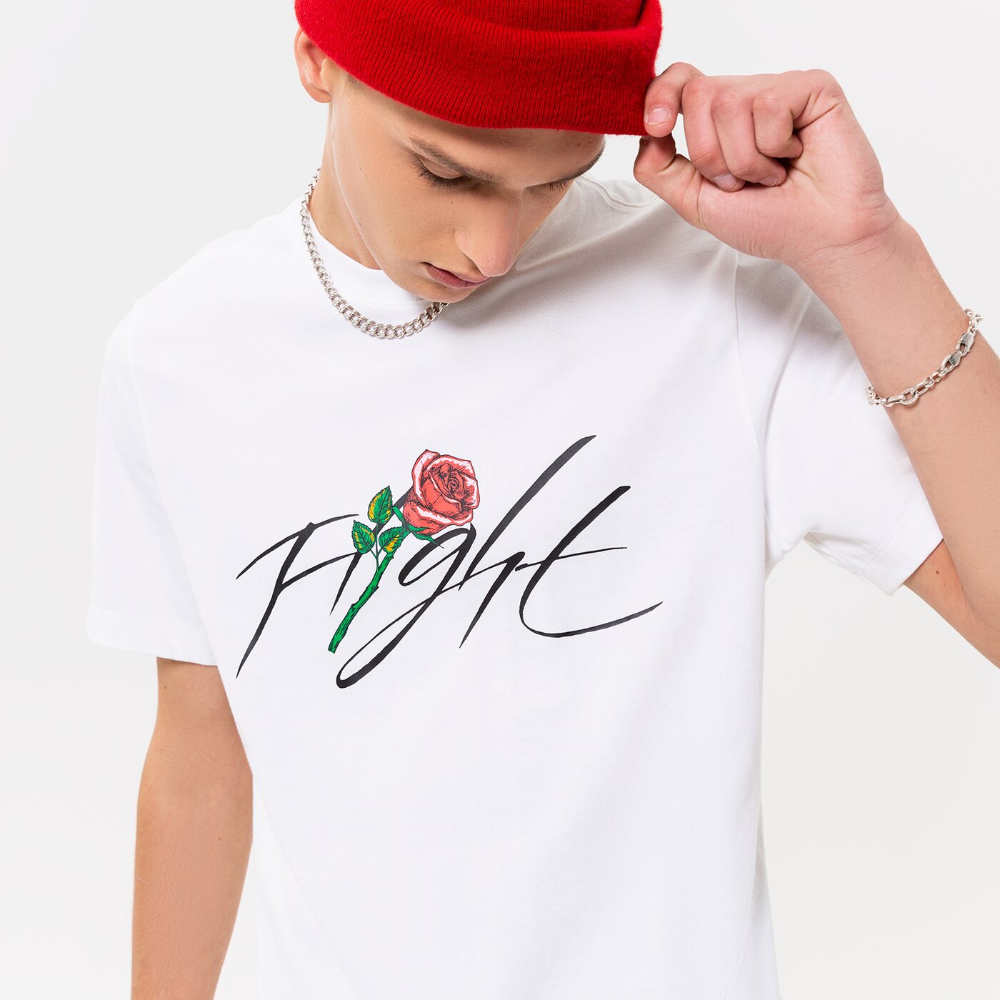 Мъжка тениска JORDAN ТЕНИСКА M J BRAND SORRY GX SS CREW dq7390-100 цвят бял