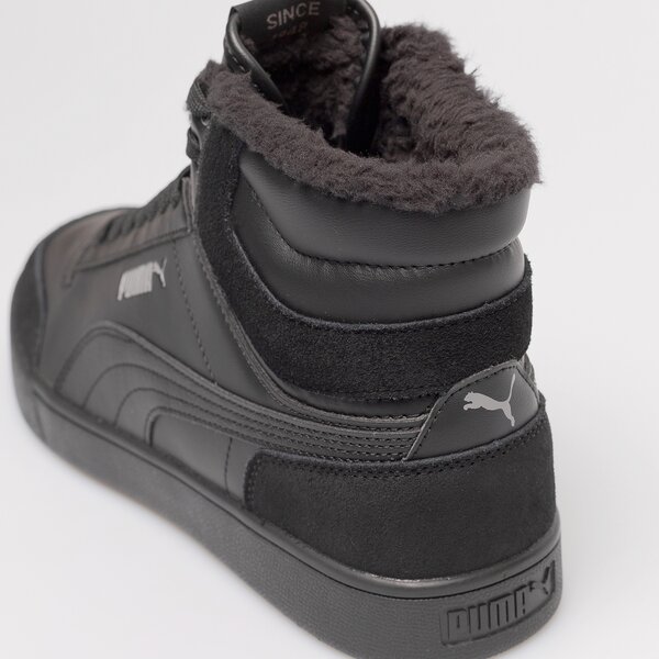 Мъжки зимни обувки PUMA SHUFFLE MID FUR 38760901 цвят черен