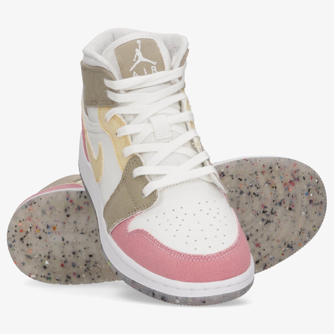 Детски маратонки AIR JORDAN 1 MID SE (GS) dj0338-100 цвят многоцветен