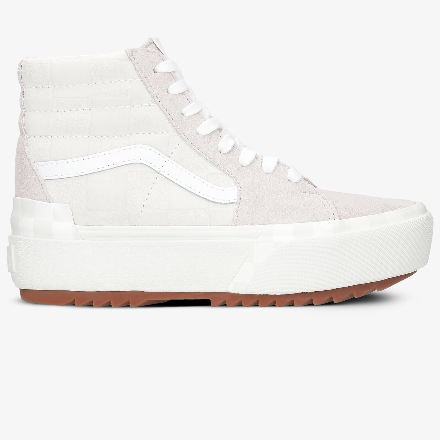 Дамски маратонки VANS UA SK8-HI STACKED vn0a4btw5zr1 цвят бял