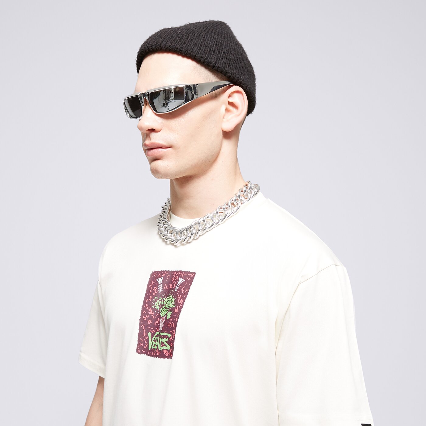 Мъжка тениска VANS ТЕНИСКА THINKV TEE vn000g4jfs81 цвят бял