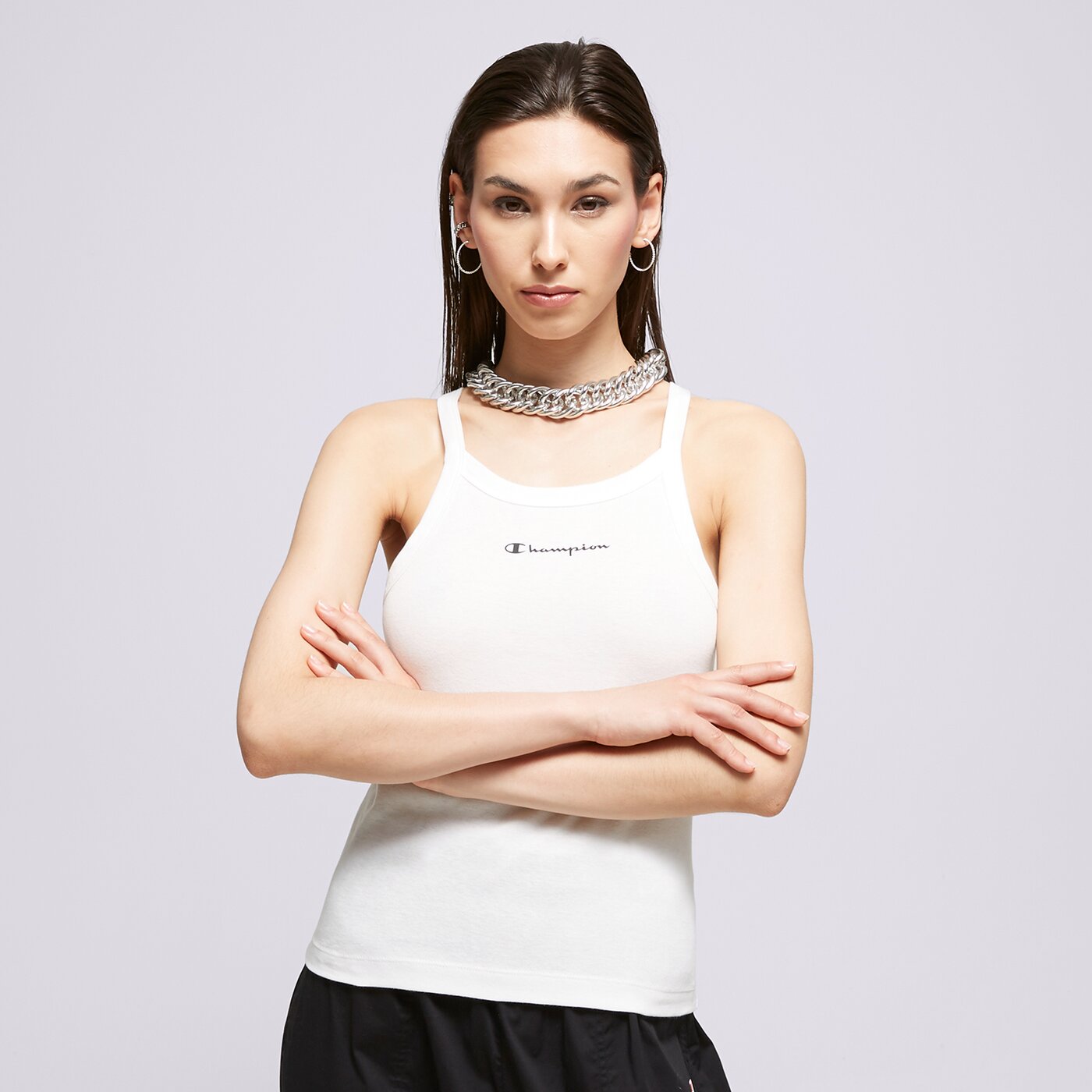 Дамска тениска CHAMPION ПОТНИК ПОТНИК ТОП 116121ww001 цвят бял