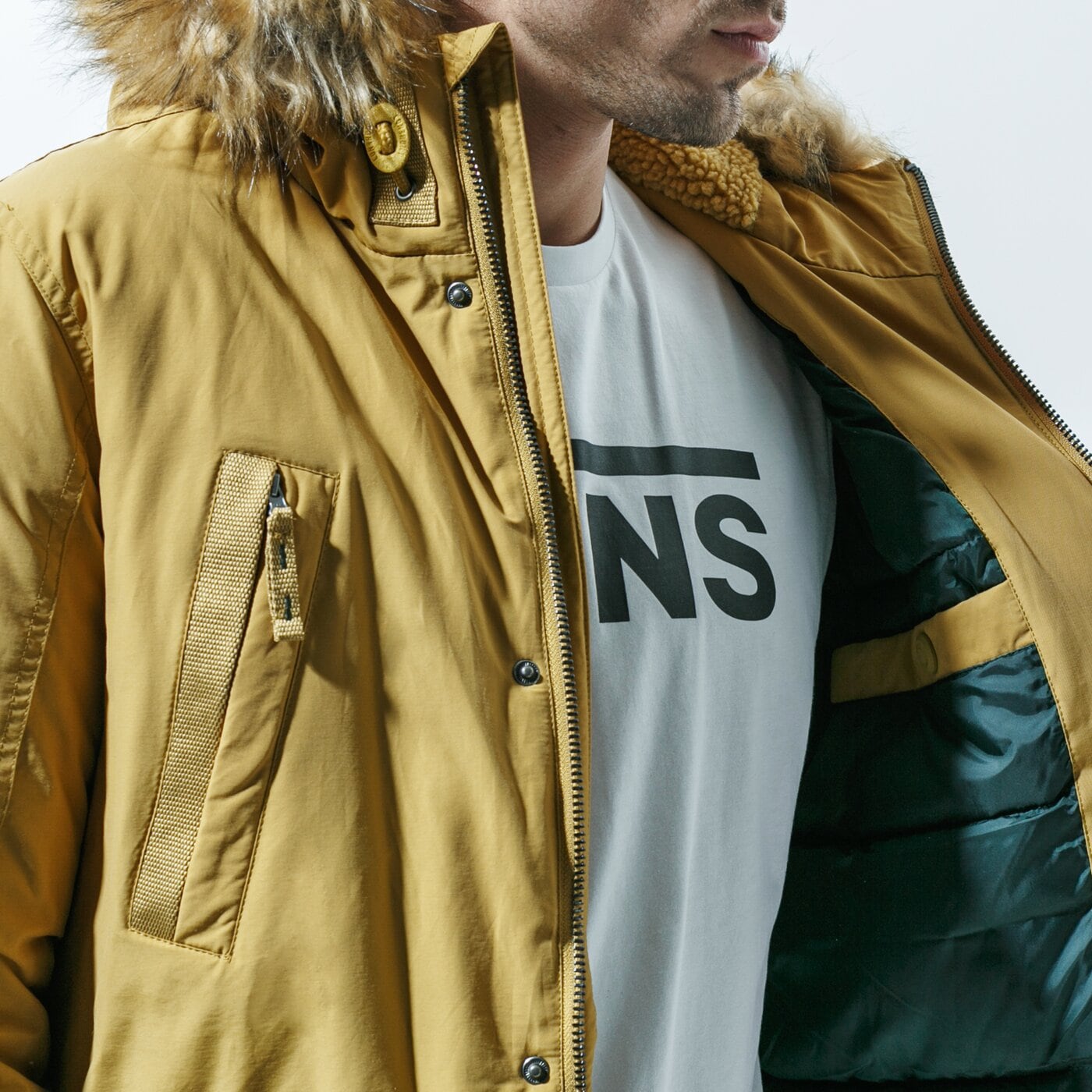 Мъжко зимно яке CONFRONT ЯКЕ ЗИМНО NERS JKT cfv320kud02001 цвят горчица