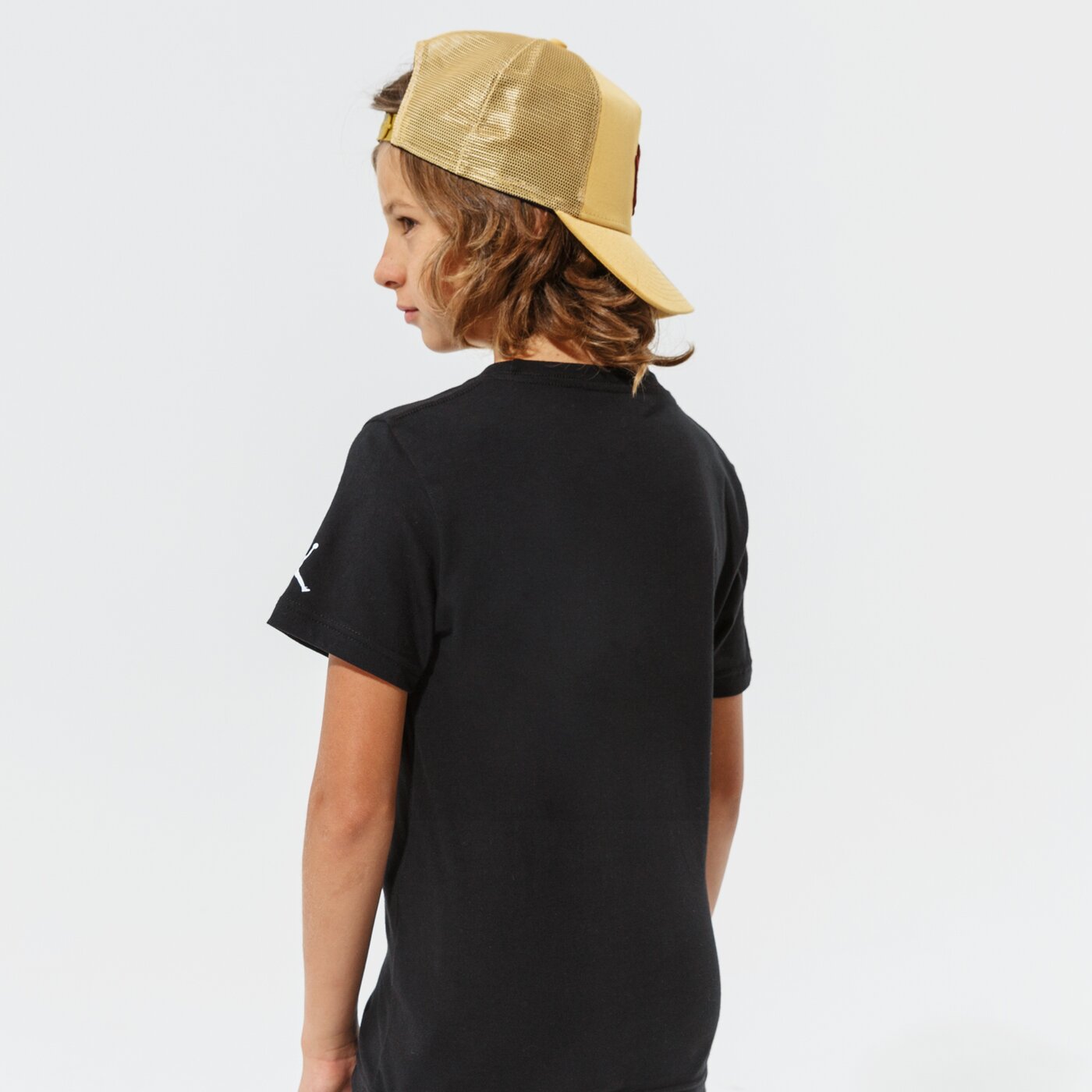 Детска тениска JORDAN ТЕНИСКА DUNK FADE BOY 95a560-023 цвят черен