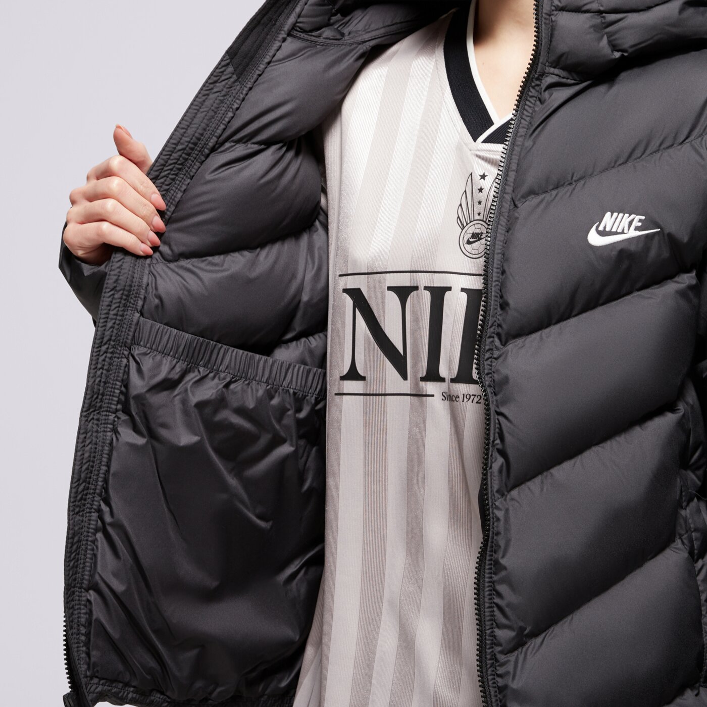 Детска преходно яке NIKE ЯКЕ ПУХЕН K NSW TF ADP PUFFER BOY hq4976-010 цвят черен