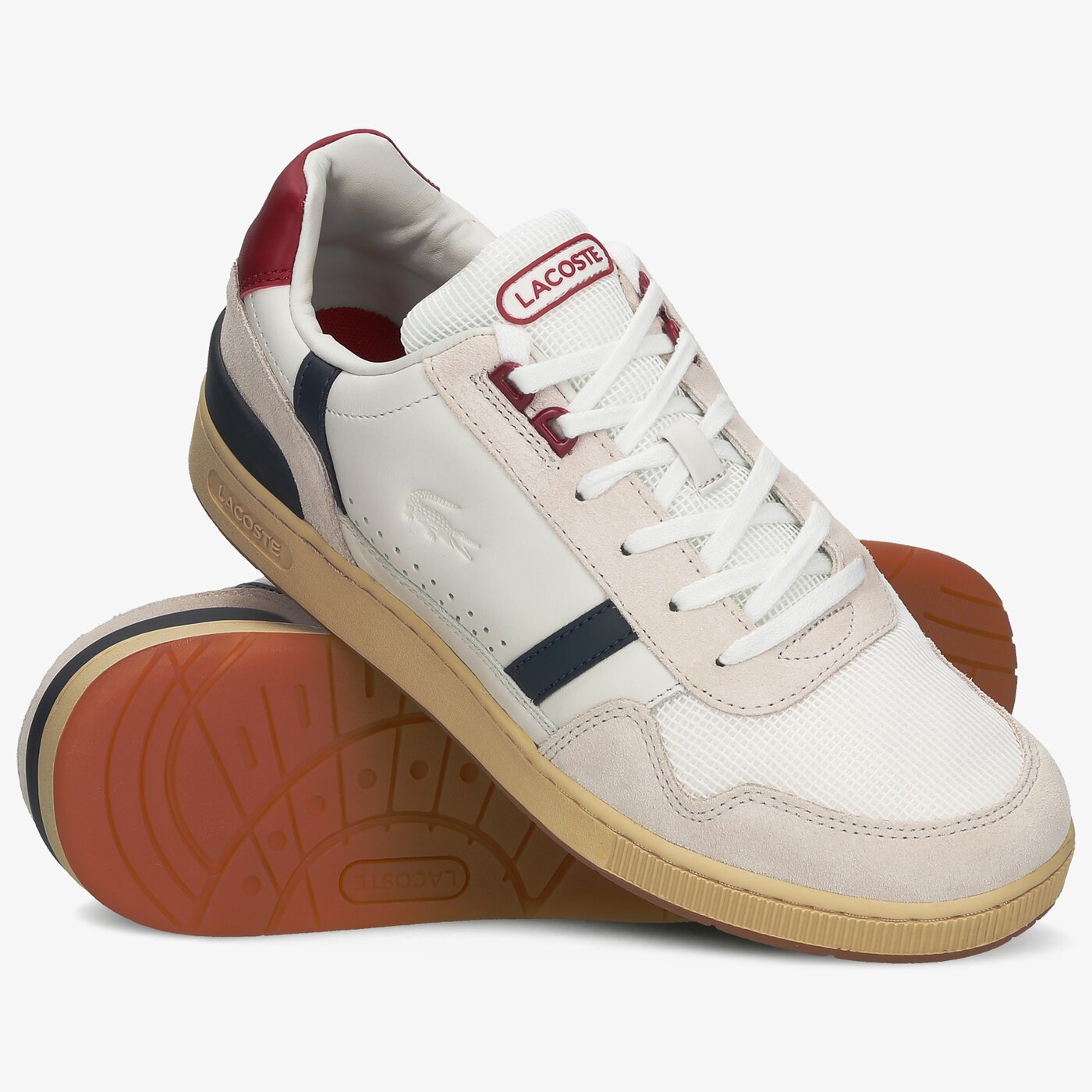 Мъжки маратонки LACOSTE T-CLIP 120 2 US 739sma00578r1 цвят бял