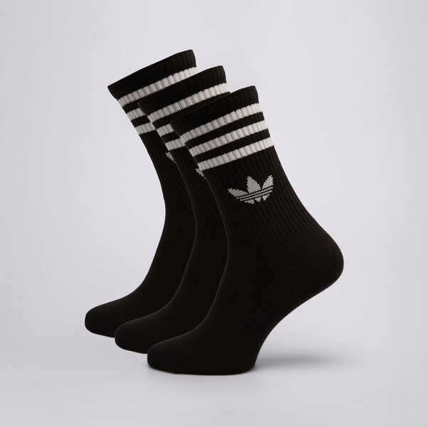 Дамски чорапи ADIDAS ЧОРАПИ 3S CREW S 3P jv7402 цвят черен