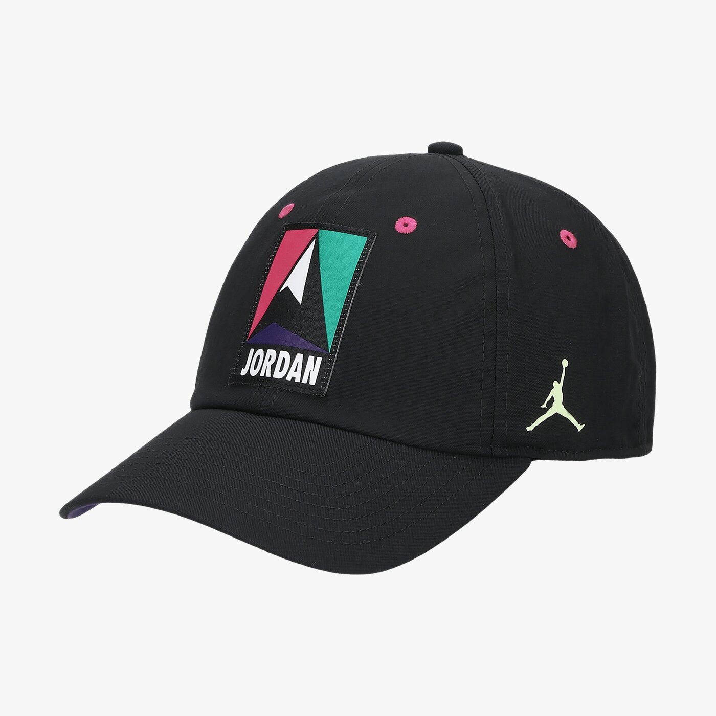 Дамска шапка с козирка JORDAN ШАПКА JORDAN H86 CAP MT SIDE da2086-010 цвят черен