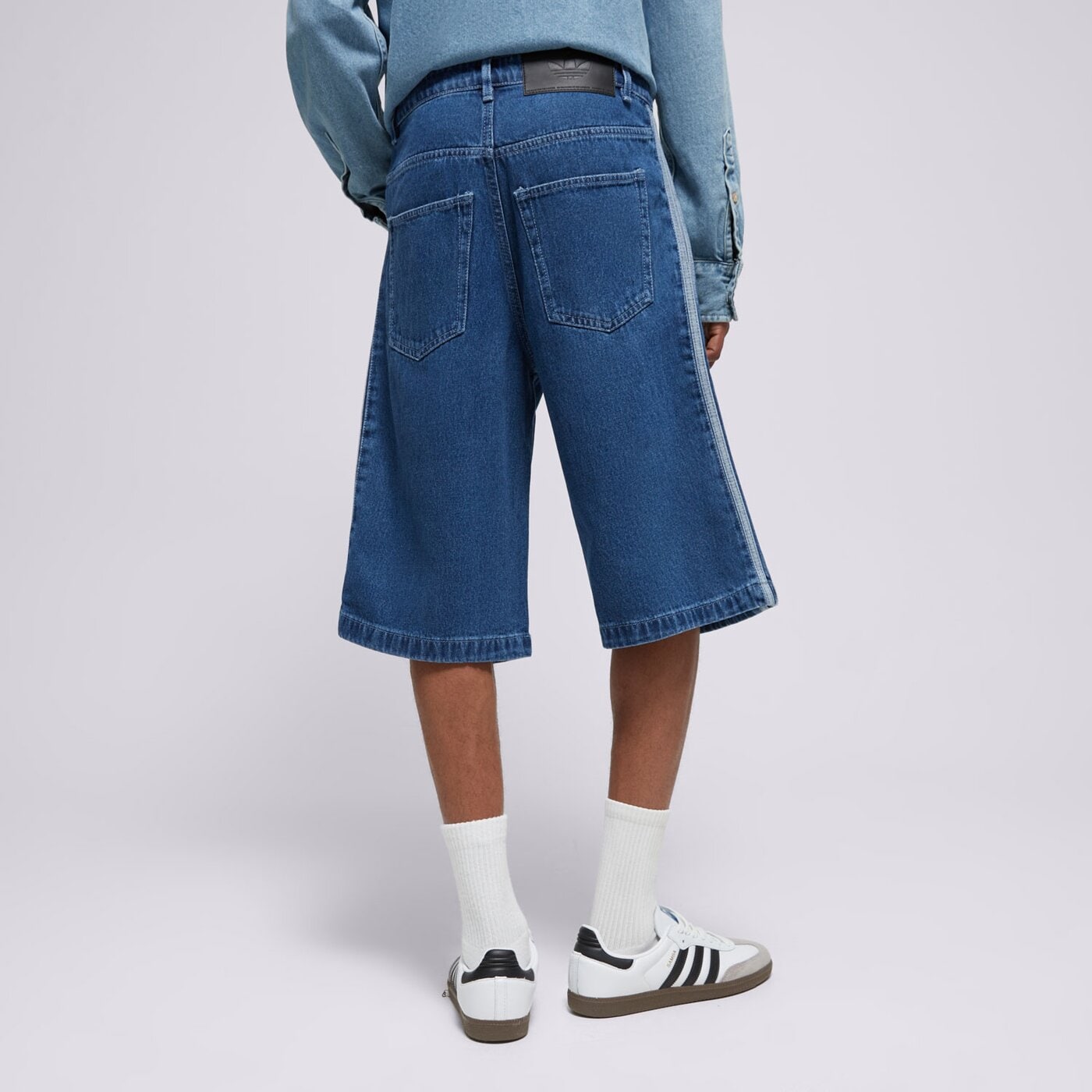 Мъжки къси панталони ADIDAS ШОРТИ DENIM FB SHO jc6235 цвят син