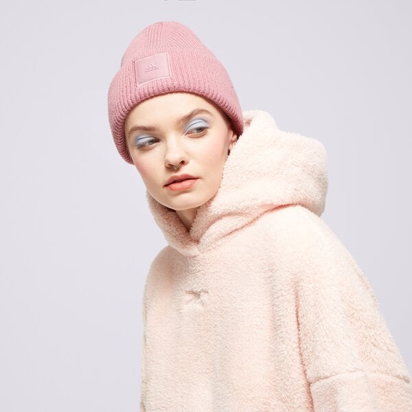 Дамска зимна шапка ADIDAS ЗИМНА ШАПКА WID CUFF BEANIE ii3546 цвят виолетов