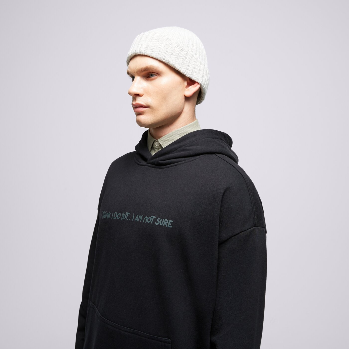 Мъжки суичър S.NOW JOB SIZEER HOODIE “I THINK I DO” BLACK si123blu50002 цвят черен