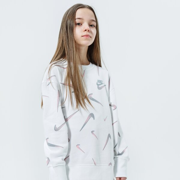 Детски суичър NIKE СУИТЧЪР SPORTSWEAR da1244-100 цвят бял