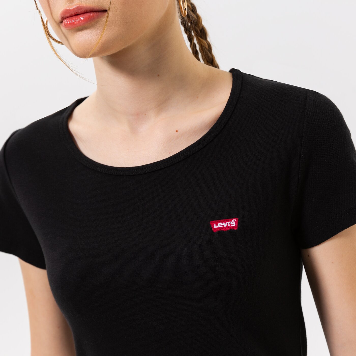 Дамска тениска LEVI'S ТЕНИСКА 2PACK CREWNECK TEE 74856-0000 цвят бял