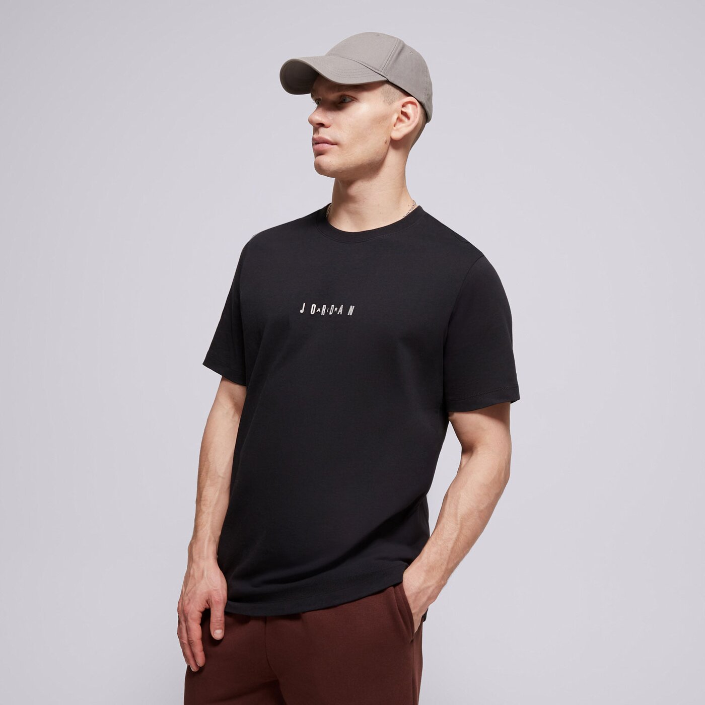 Мъжка тениска ТЕНИСКА M JORDAN EMB JORDAN AIR CREW dm3182-010 цвят черен