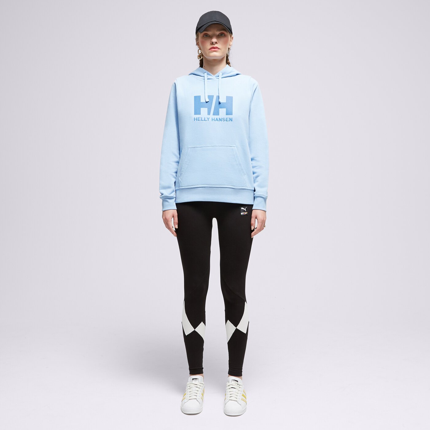 Дамски суичър HELLY HANSEN СУИТЧЪР С КАЧУЛКА W HH LOGO HOODIE 33978627 цвят син