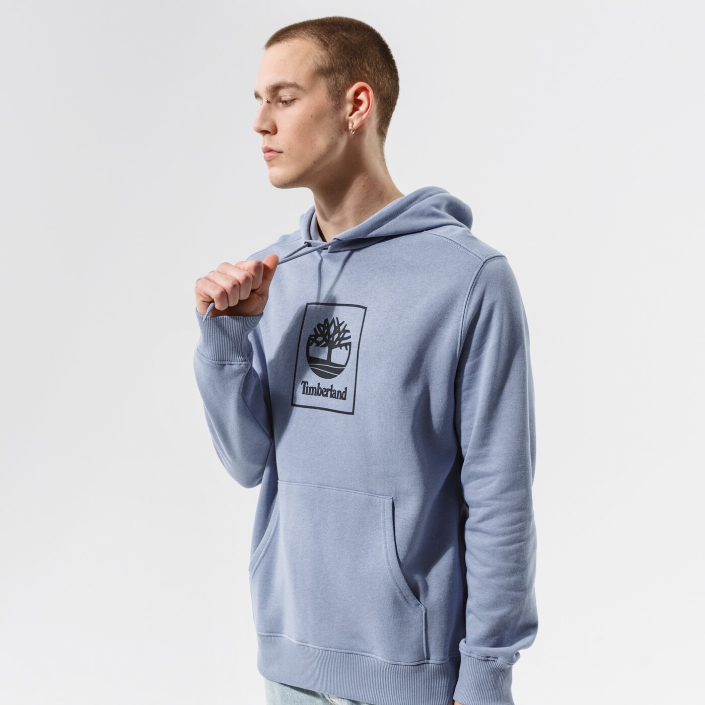 Мъжки суичър TIMBERLAND СУИТЧЪР С КАЧУЛКА TREE LOGO HOODED TEMPEST tb0a5phmca01 цвят син