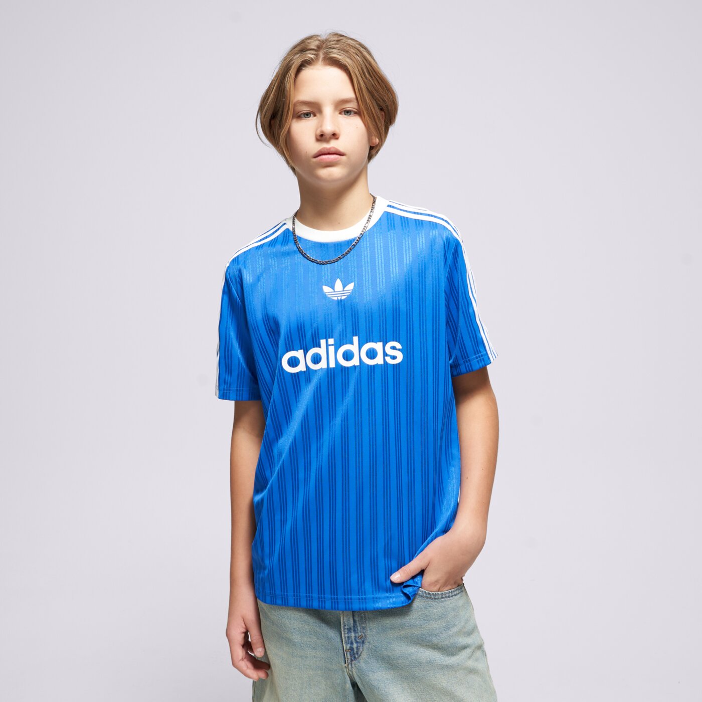 Детска тениска ADIDAS ТЕНИСКА TEE jc7310 цвят син