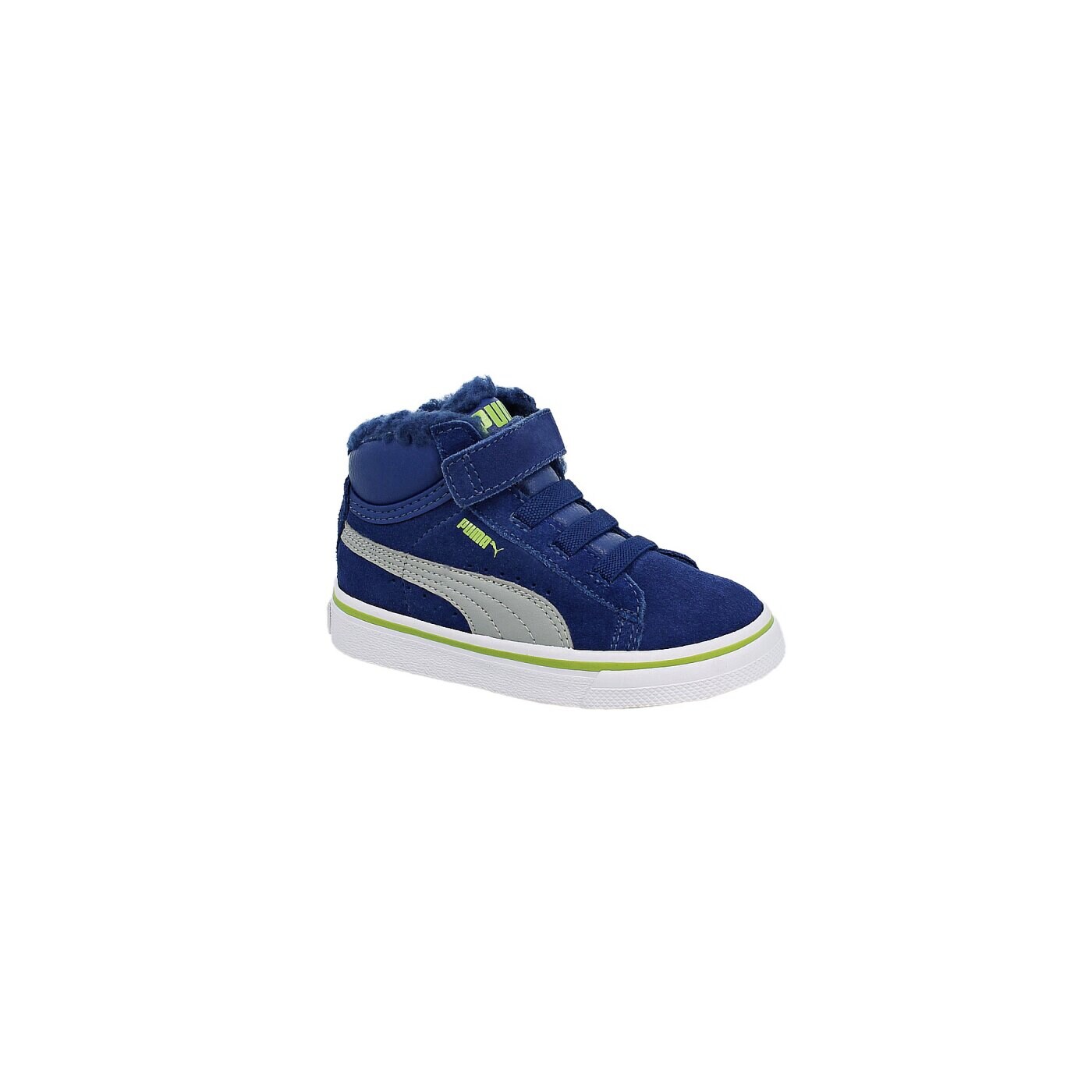 Детски маратонки PUMA MID VULC FUR V KIDS 35414307 цвят син