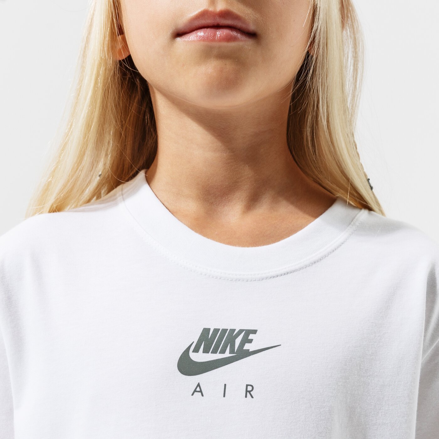 Детска тениска NIKE ТЕНИСКА G NSW TEE BF NIKE AIR GIRL dj6933-100 цвят бял