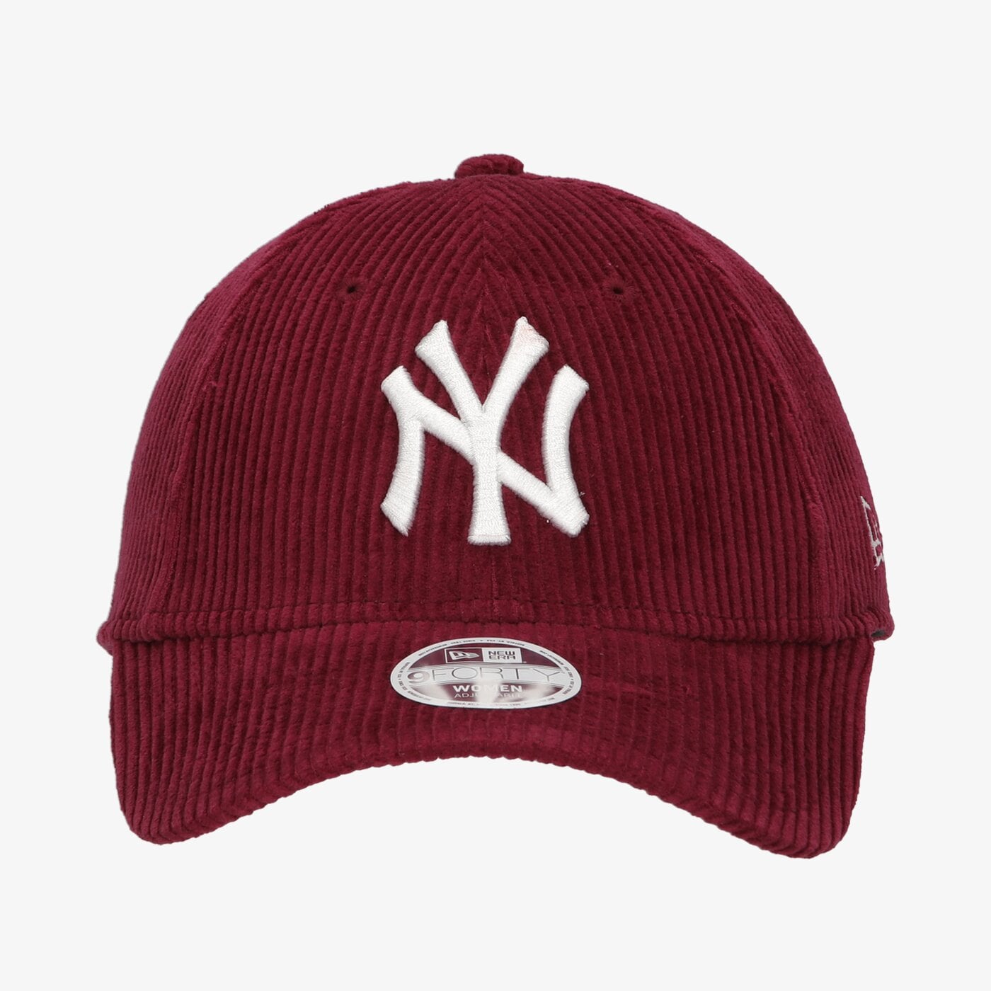Дамска шапка с козирка NEW ERA ШАПКА WMNS FASHION CORD 940 NYY PNK NEW YORK YANKEES 60184839 цвят бордо