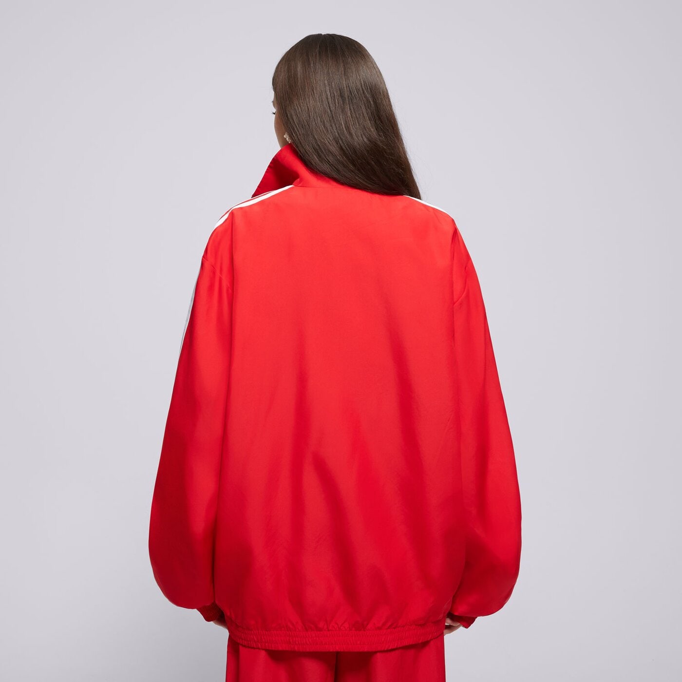 Дамски суичър ADIDAS СУИТЧЪР СЪС ЗАКОПЧАВАНЕ OVERSIZED jd3393 цвят червен