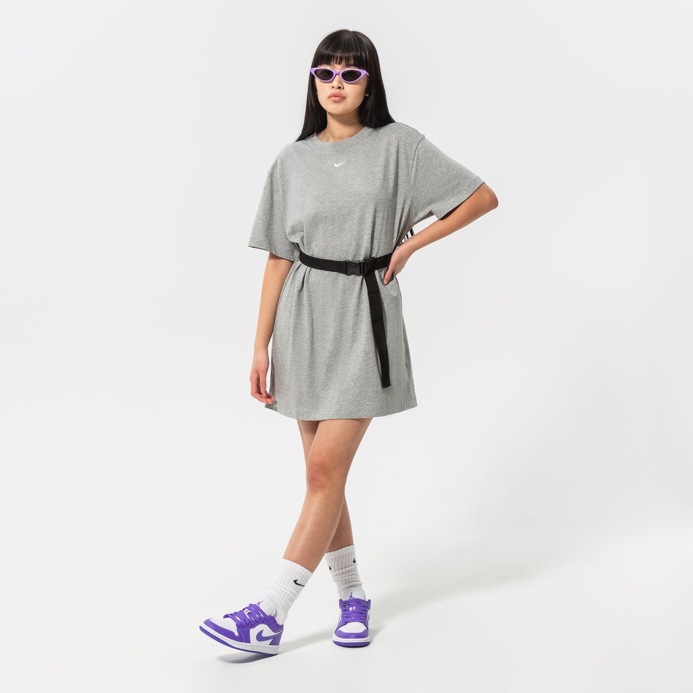 Дамски NIKE РОКЛЯ SPORTSWEAR ESSENTIAL cj2242-063 цвят сив