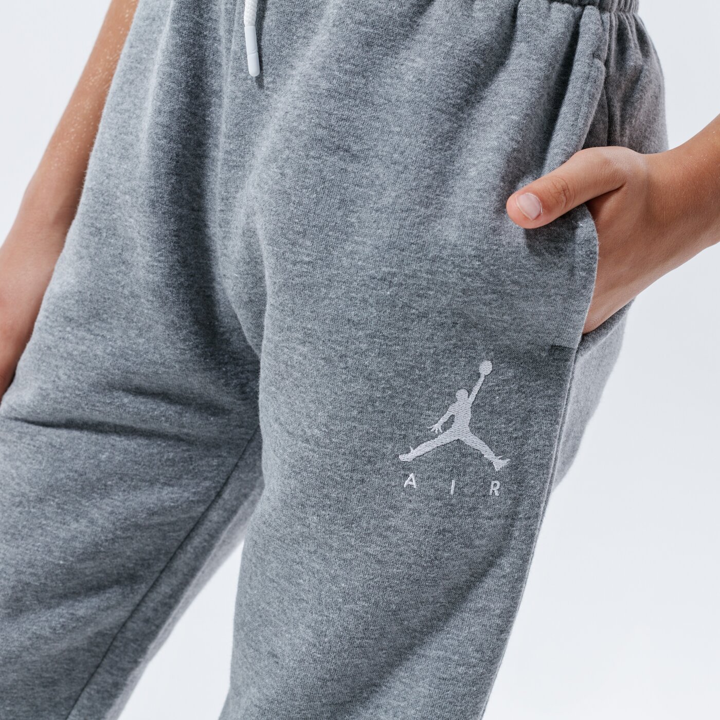 Детски панталони JORDAN ПАНТАЛОНИ JUMPMAN AIR FLEECE PANT BOY 957725-k6n цвят сив