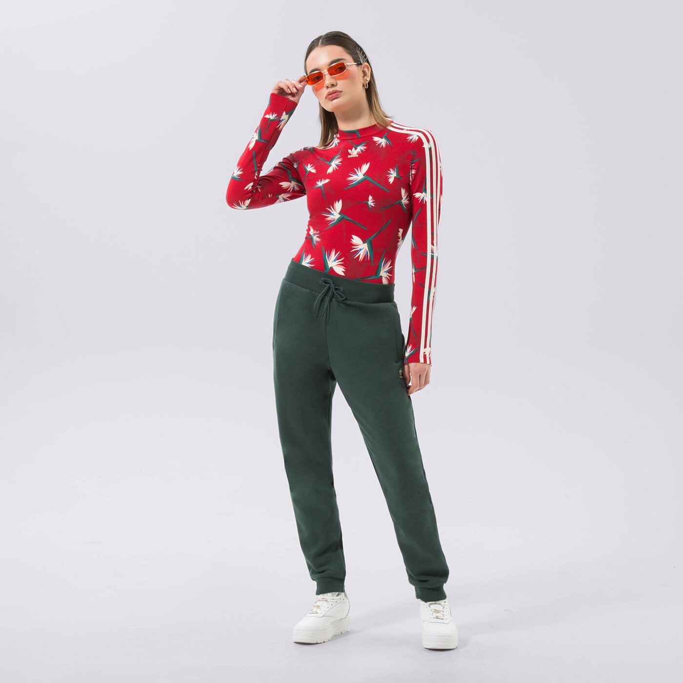 Дамска тениска ADIDAS ТЕНИСКА BODY hk5211 цвят червен