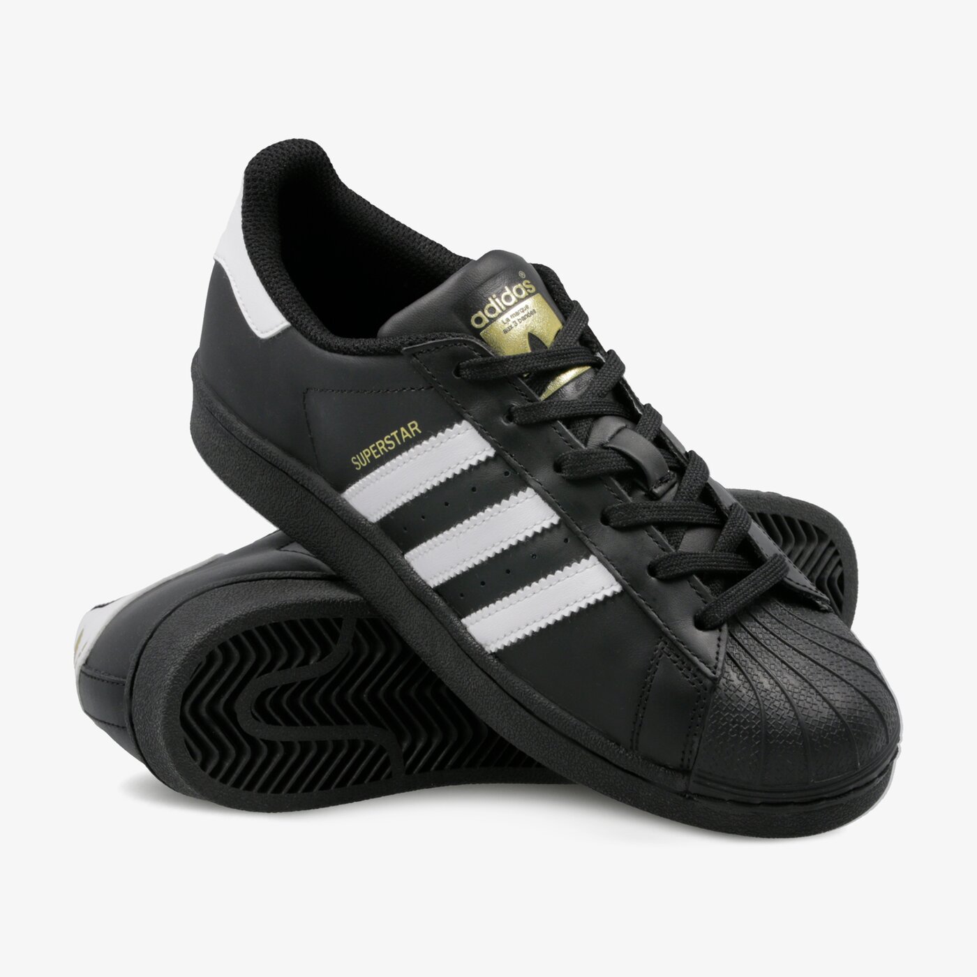 Детски маратонки ADIDAS SUPERSTAR FOUNDATION J b23642 цвят черен