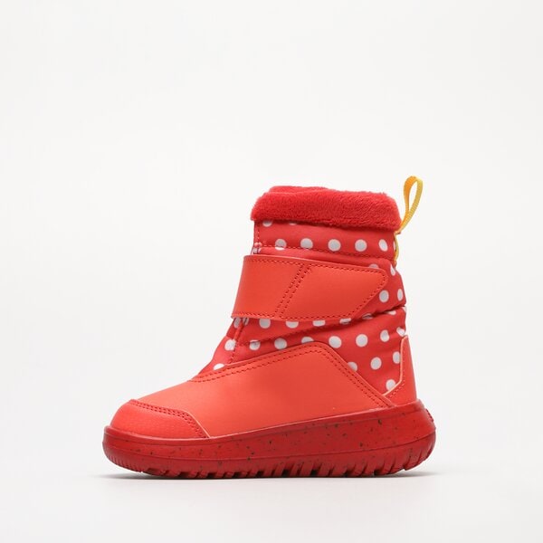 Детски зимни обувки ADIDAS WINTERPLAY MINNIE I ig7191 цвят червен