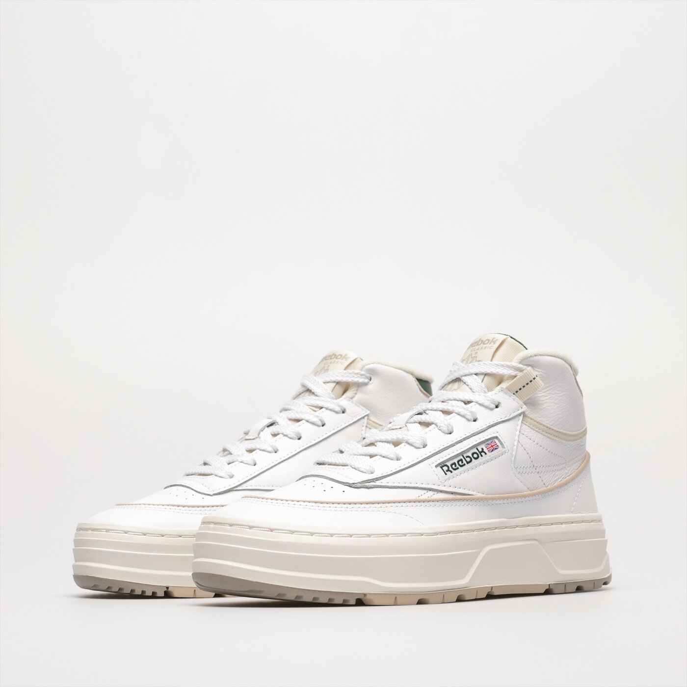 Дамски маратонки REEBOK CLUB C GEO MID gz4936 цвят бял