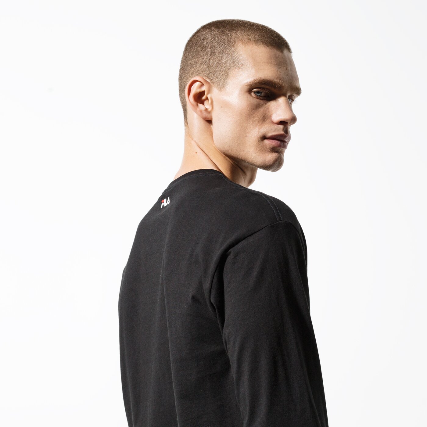 Мъжка тениска FILA ТЕНИСКА PURE LONG SLEEVE SHIRT 681092002 цвят черен