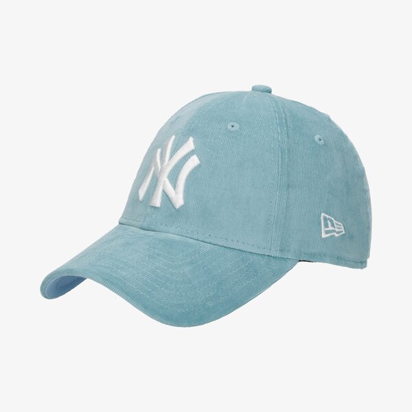 Дамска шапка с козирка NEW ERA ШАПКА WMNS CORD 9FORTY NEYYAN SKYWHI 60112735 цвят син