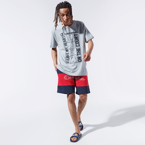 Мъжка тениска CHAMPION ТЕНИСКА COURT TEE 215492em006 цвят сив