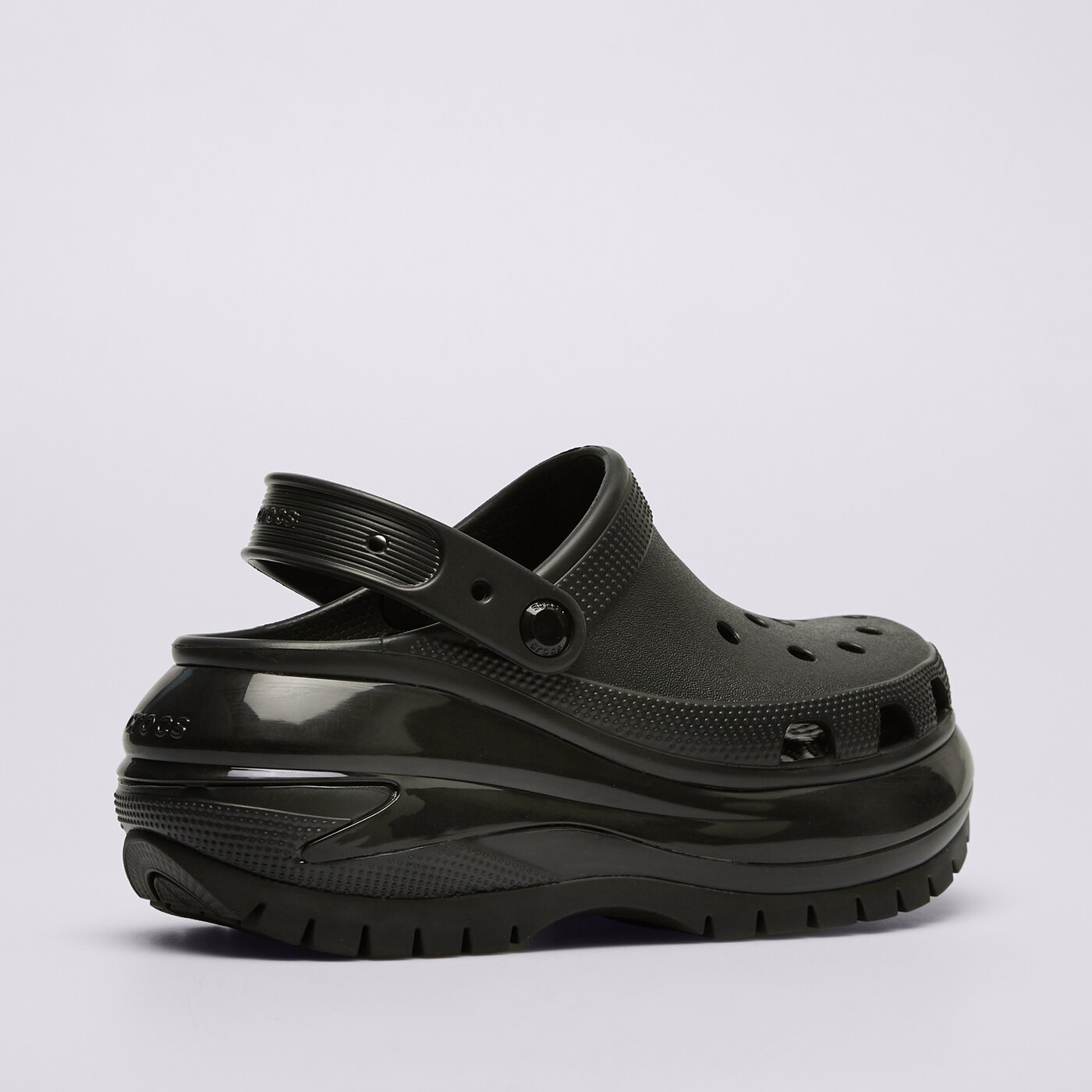 Дамски чехли и сандали CROCS CLASSIC MEGA CRUSH CLOG 207988001 цвят черен