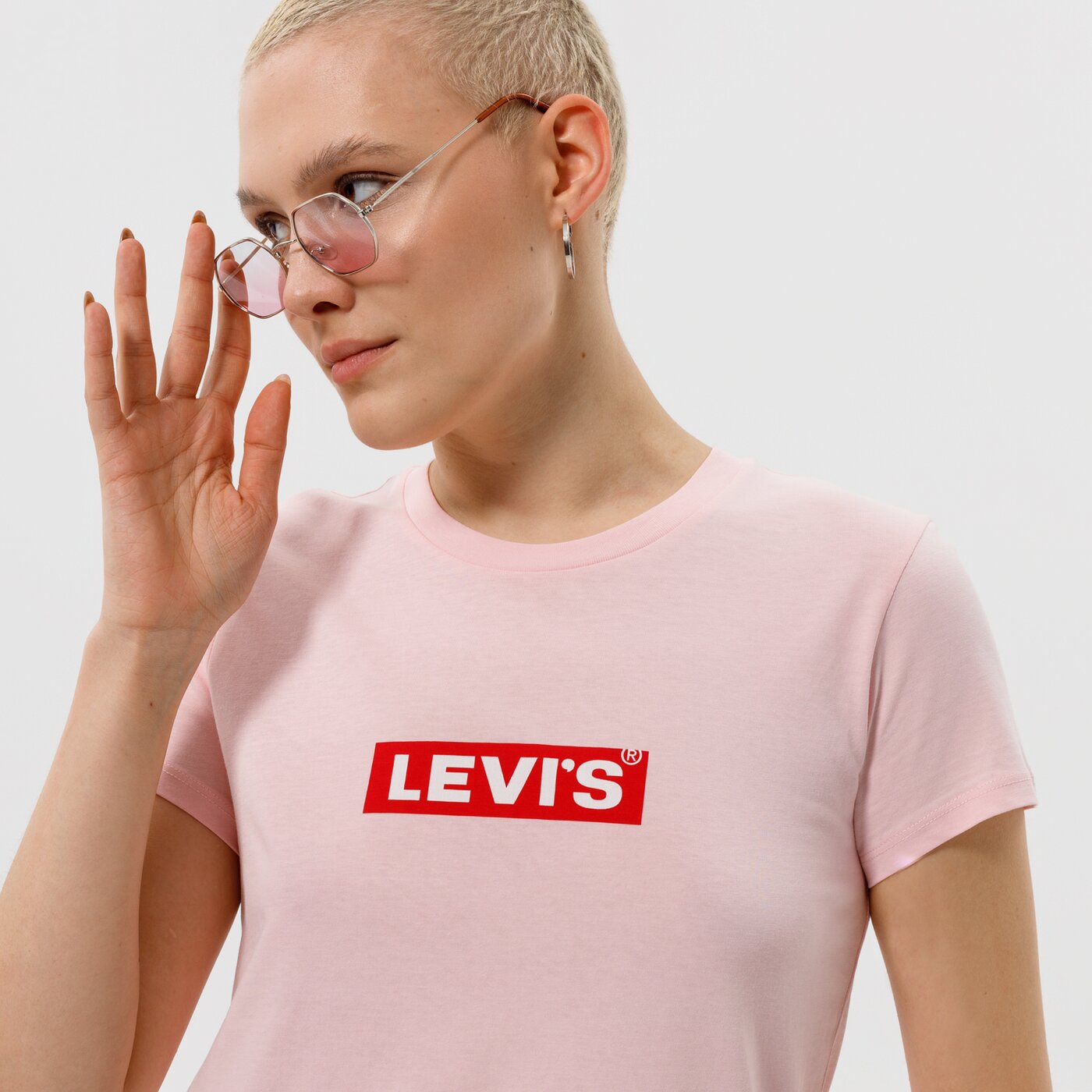 Дамска тениска LEVI'S ТЕНИСКА WT-GRAPHIC TEES a2086-0022 цвят розов