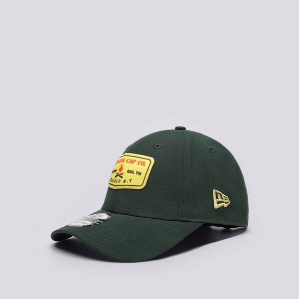 Мъжка шапка с козирка NEW ERA ШАПКА NE REPREVE 940 60424733 цвят зелен
