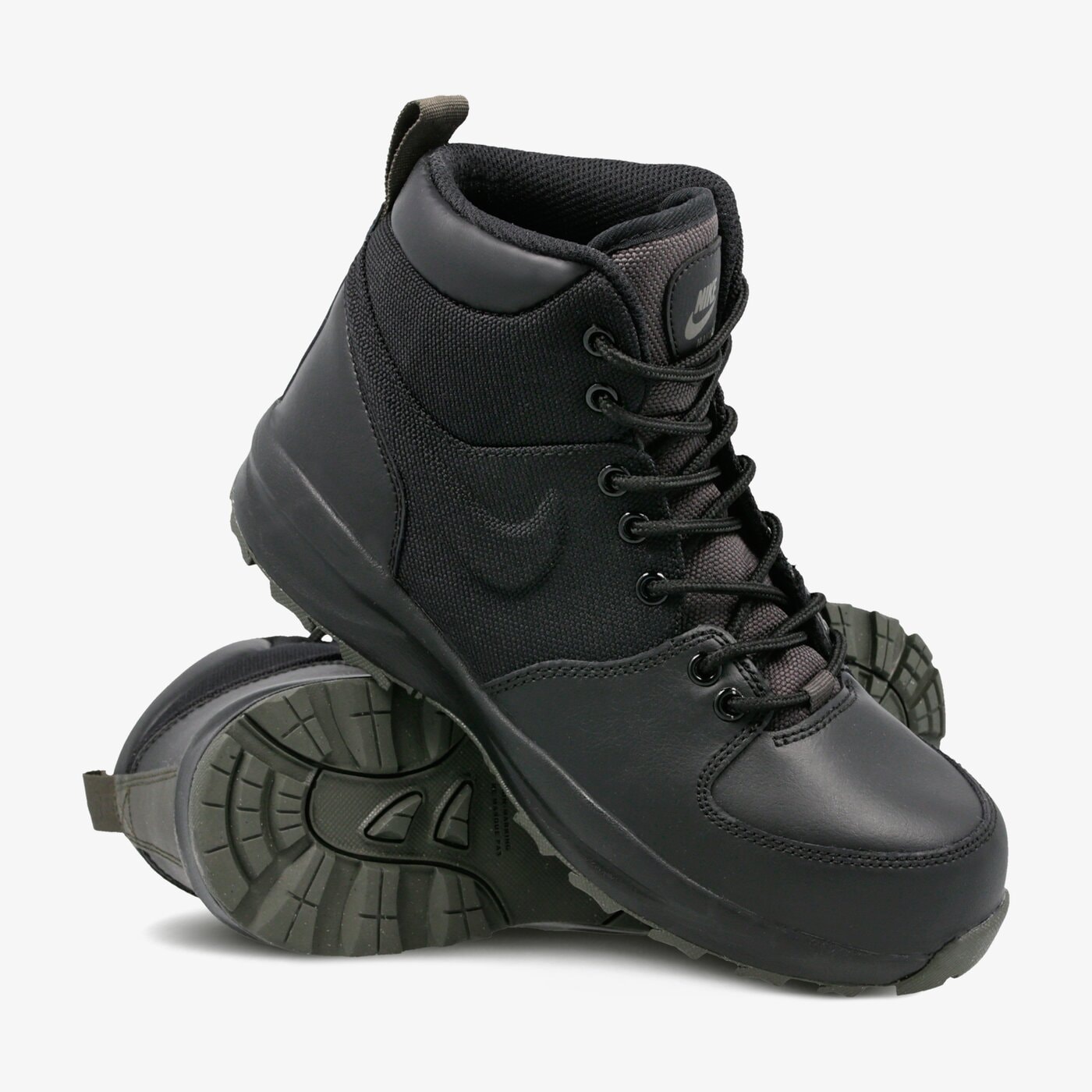 Детски зимни обувки NIKE MANOA '17 BG aj1280-002 цвят черен