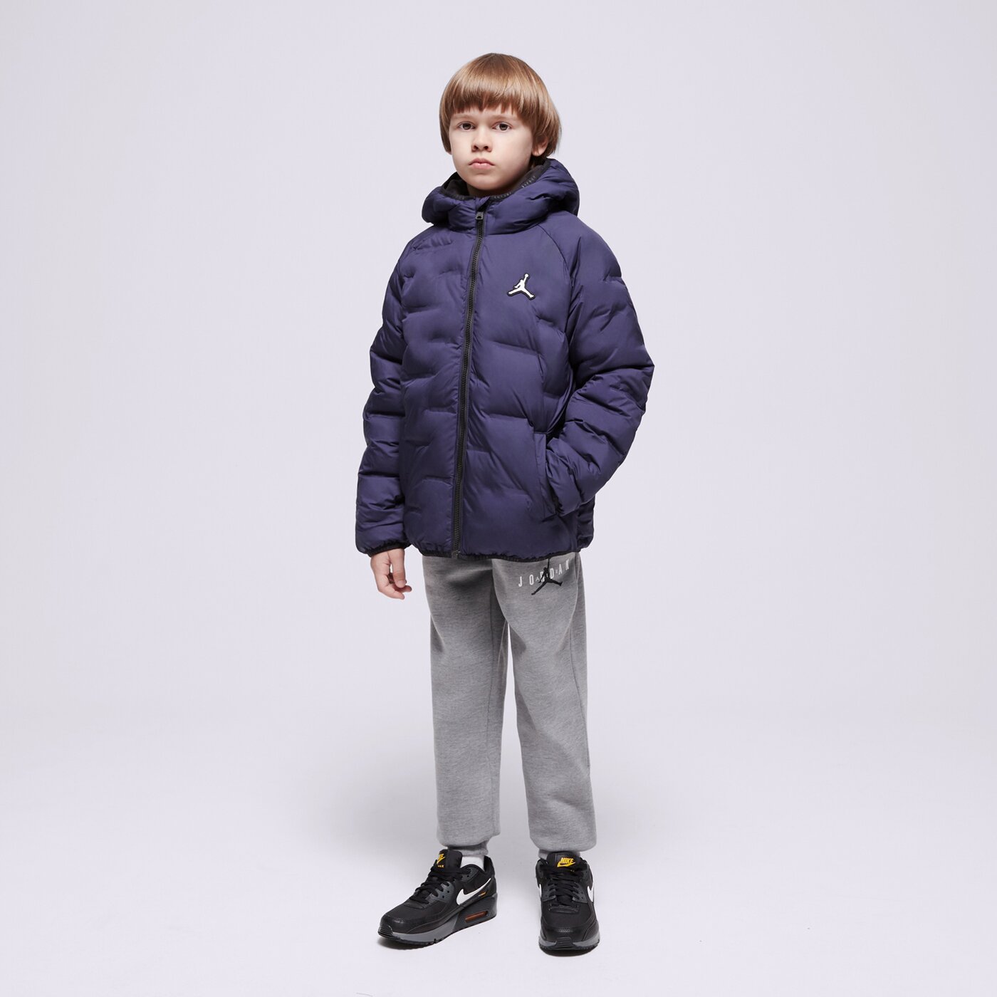 Детска преходно яке JORDAN ЯКЕ ЗИМНО JDN WELDED JORDAN PUFFER BOY 95d194-u90 цвят тъмносин