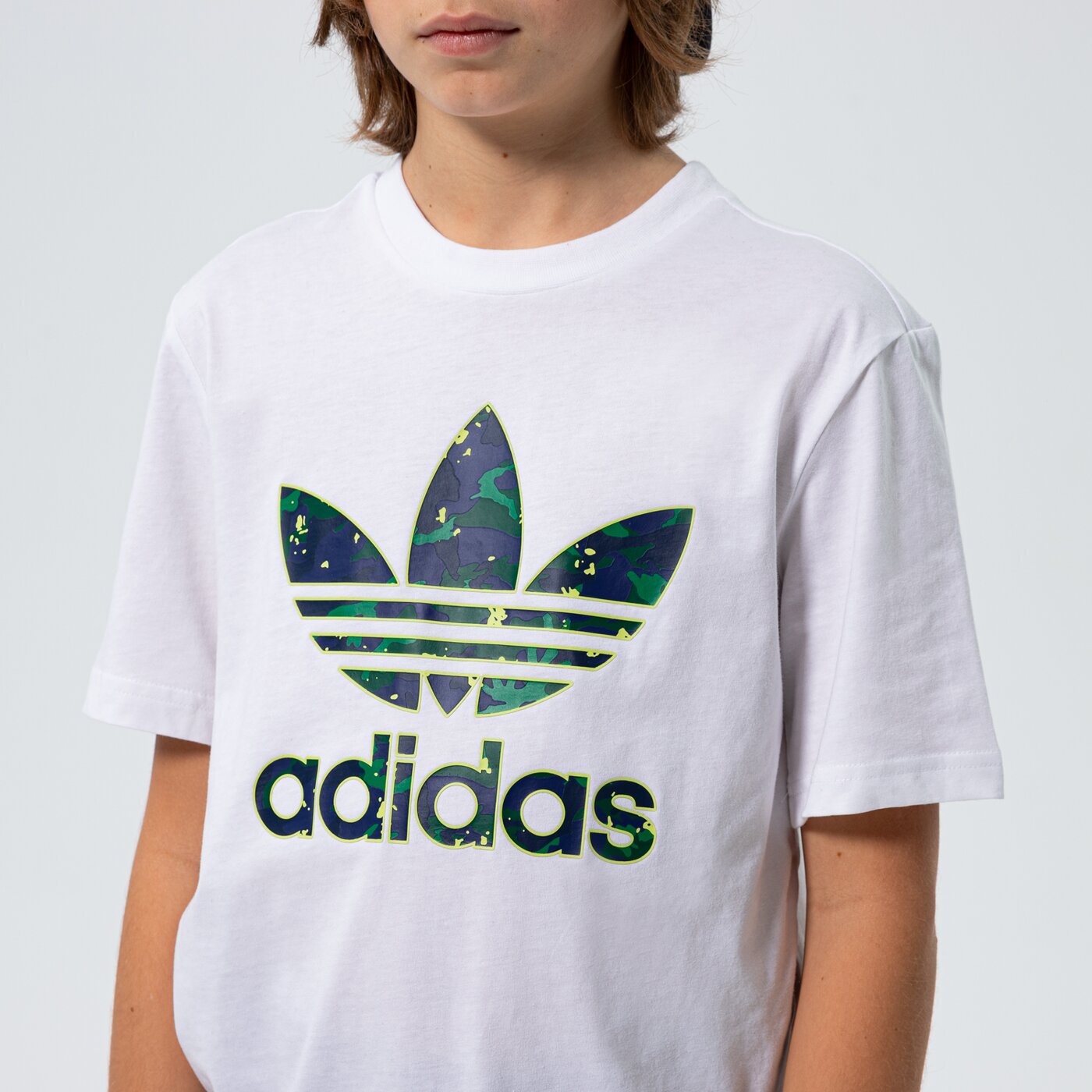 Детска тениска ADIDAS ТЕНИСКА TEE BOY h20307 цвят бял