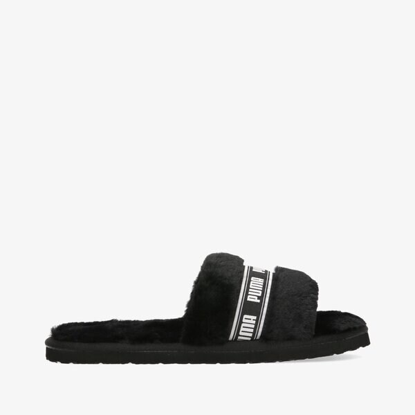 Дамски чехли и сандали PUMA FLUFF  38493701 цвят черен