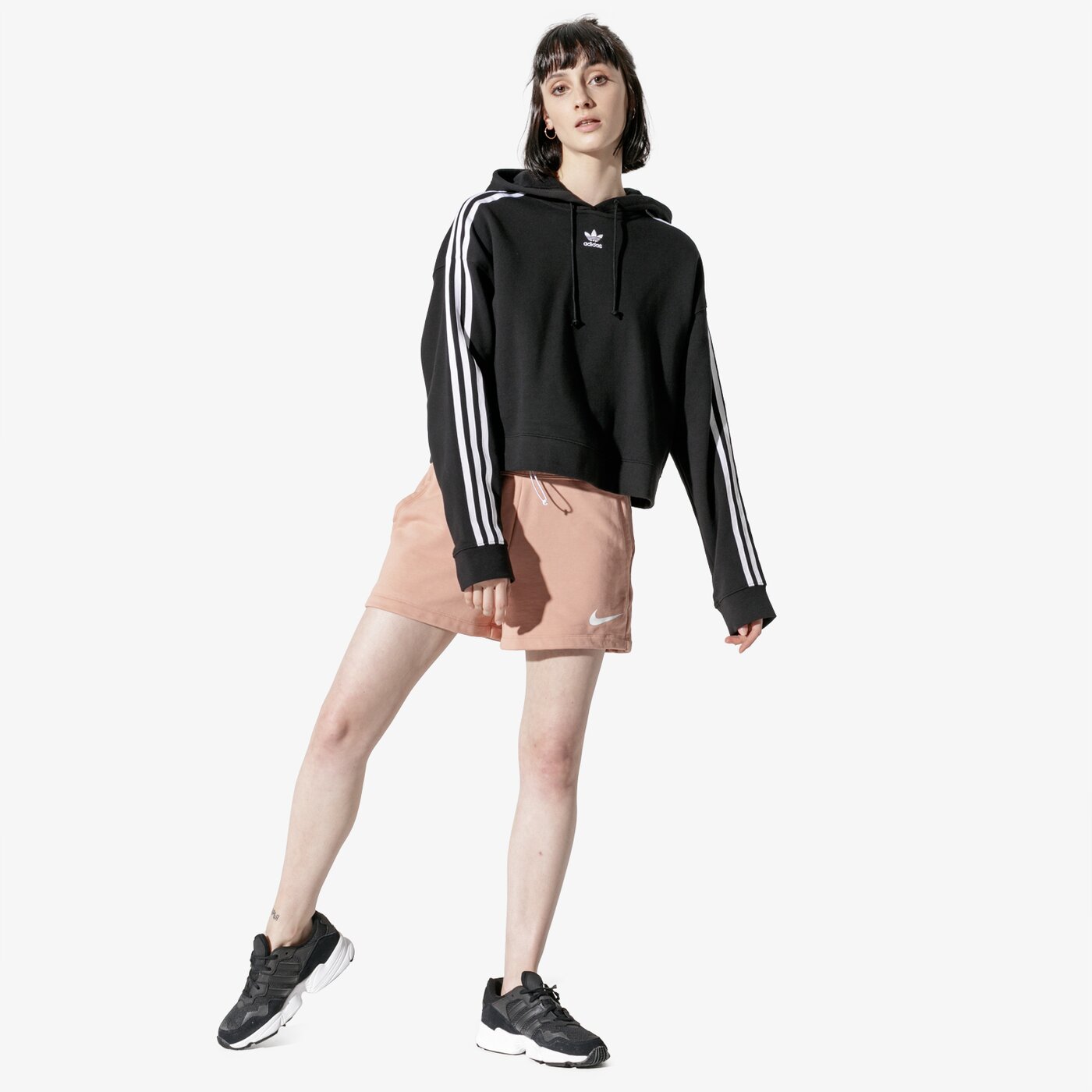 Дамски къси панталони NIKE ШОРТИ W NSW SWSH SHORT FT bq7962-605 цвят розов