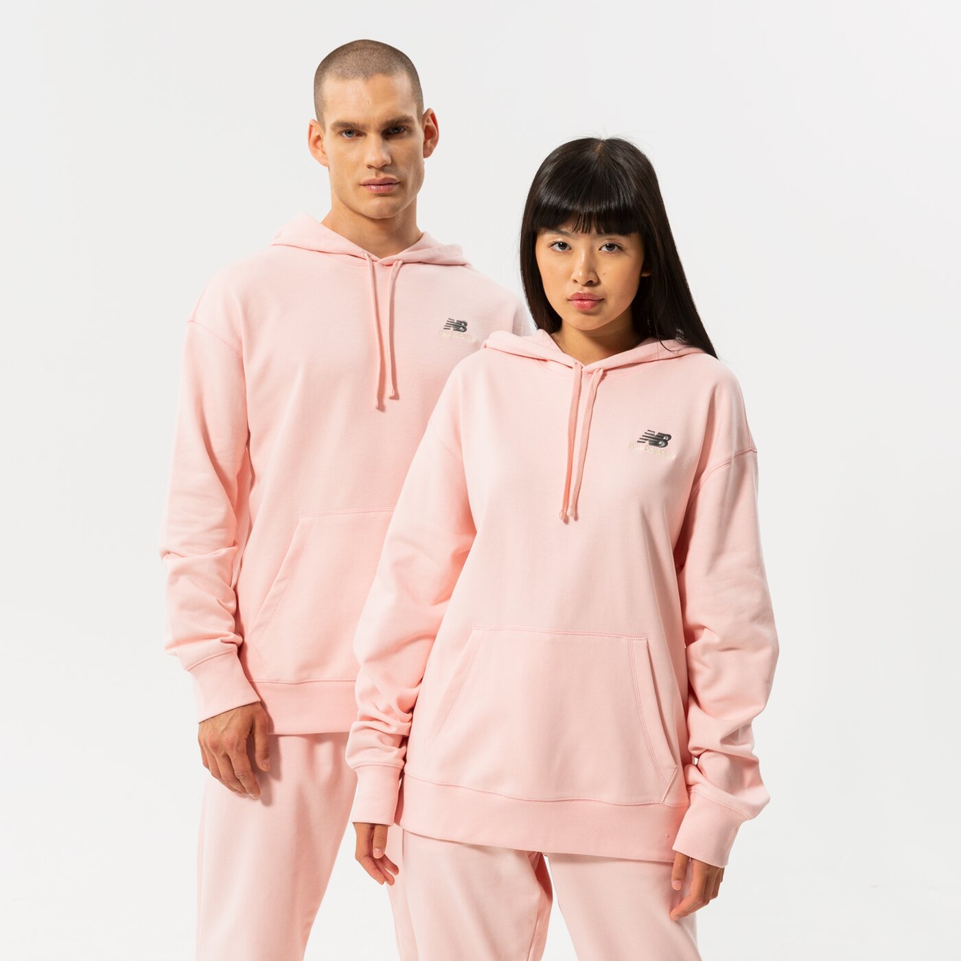 Мъжки суичър NEW BALANCE СУИТЧЪР С КАЧУЛКА NB ESSENTIALS UNI-SSENTIALS PO ut21500pie цвят розов