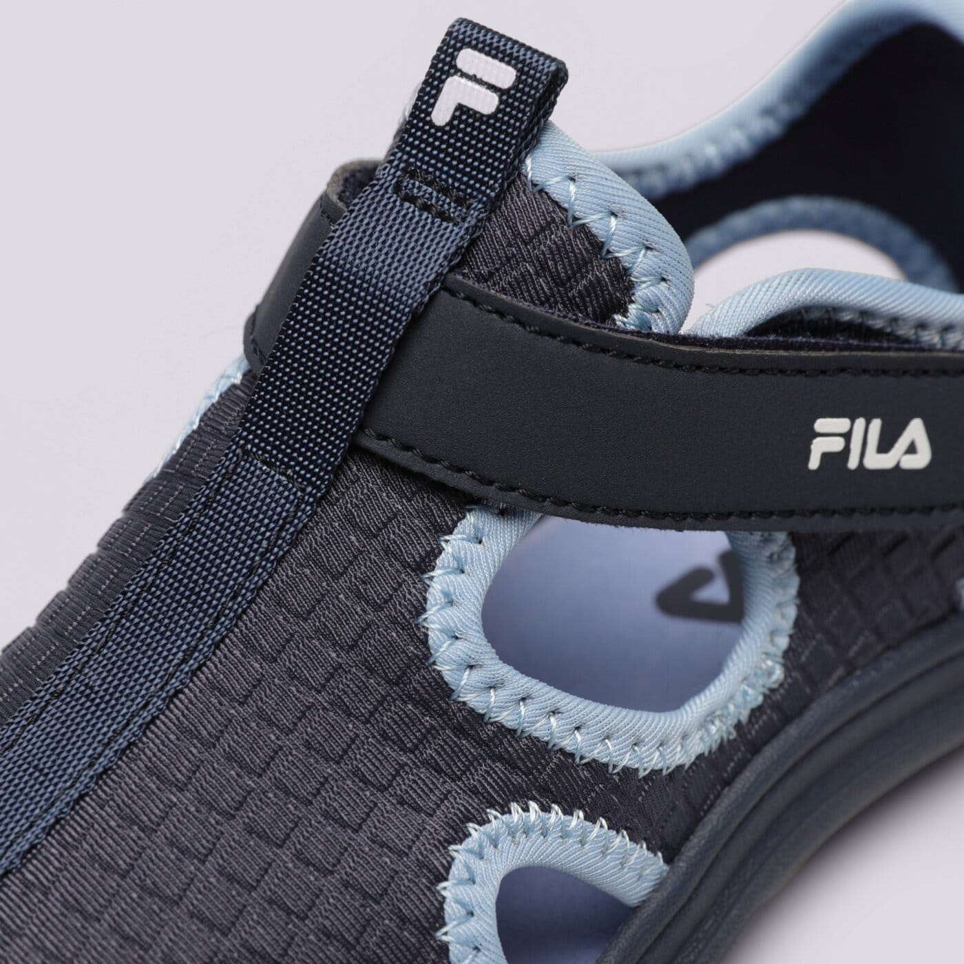 Детски чехли и сандали FILA AQUA KD 3sm01943-421 цвят тъмносин