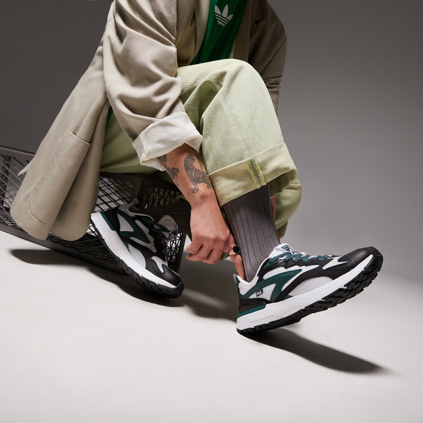 Мъжки маратонки FILA ZAGATO V3 1fm02744116 цвят бял