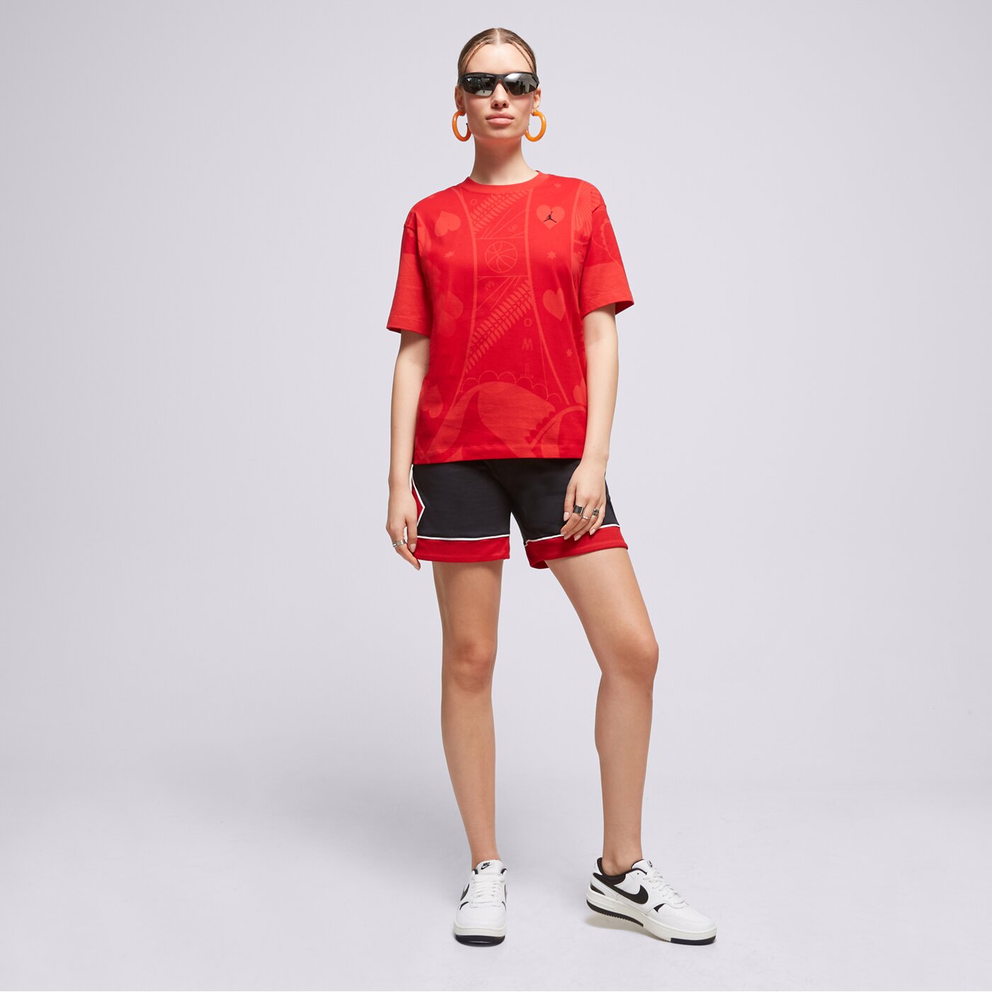 Дамска тениска JORDAN ТЕНИСКА FLIGHT BOXY ТЕНИСКА dq4591-612 цвят бордо