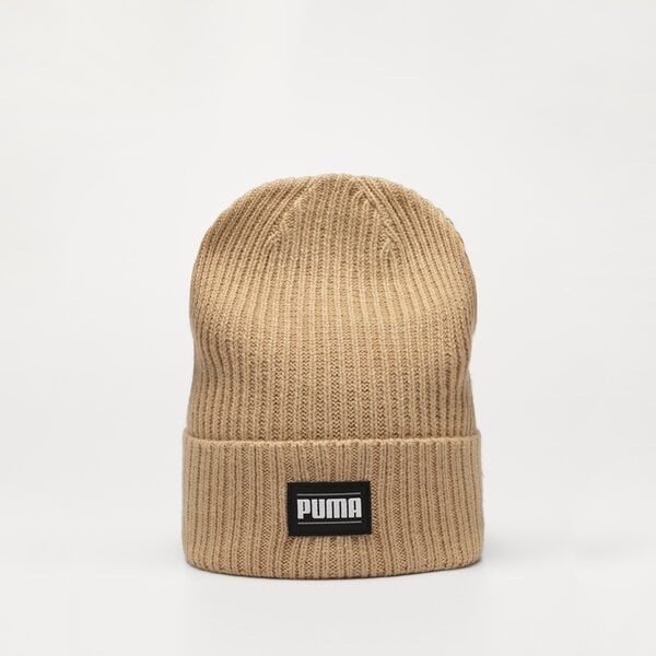 Дамска зимна шапка PUMA ШАПКА RIBBED CLASSIC CUFF BEANIE 024038 07 цвят бежов